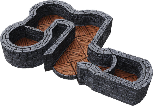 Warlock Tiles: Expansion Pack - 1 in. Dungeon Angles & Curves
