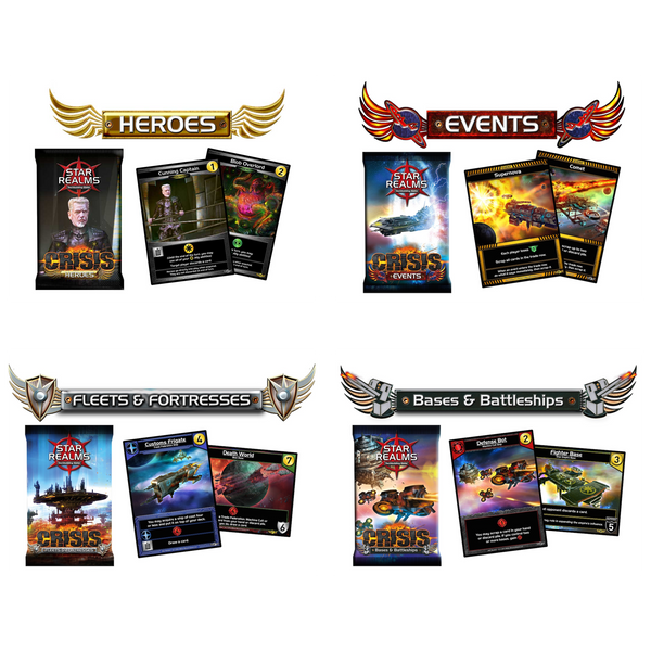 Star Realms Crisis Expansion 4-Pack Bundle