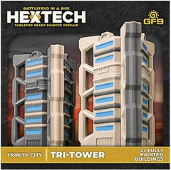 Hextech - Trinity City - Tri-Tower (2 Fully Painted Buildings)