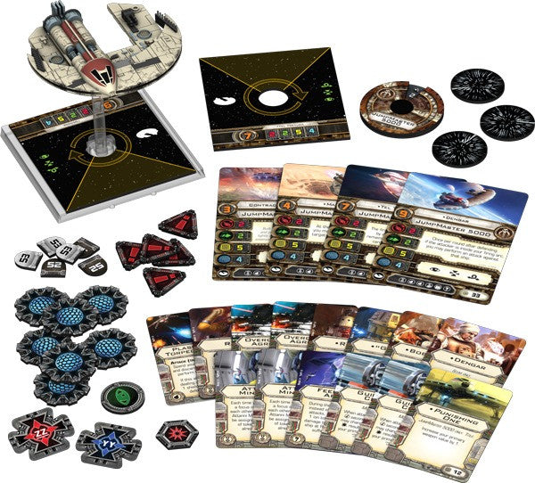 Star Wars X-Wing Wave VIII Starships Bundle - Ghost, Inquisitor's TIE, Mist Hunter, Punishing One