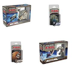 Star Wars X-Wing Wave VIII Starships Bundle - Ghost, Inquisitor's TIE, Mist Hunter, Punishing One