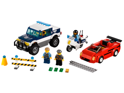 Lego police high speed chase sales