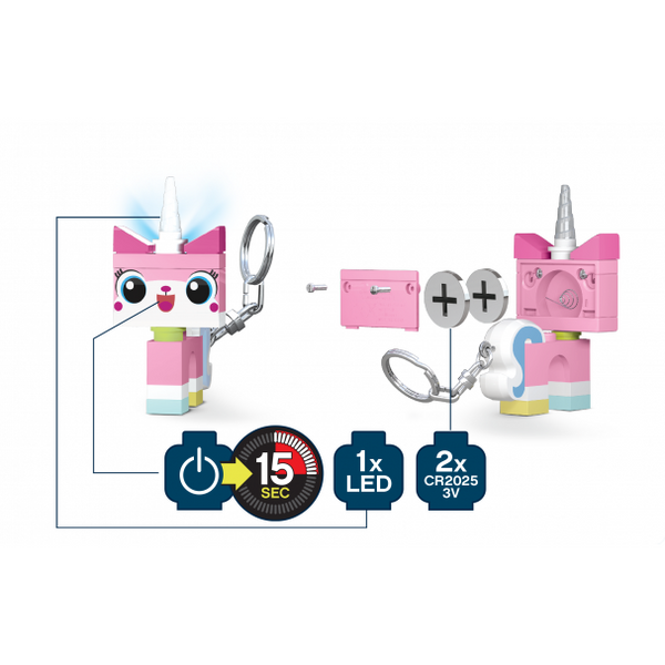 The LEGO Movie® Unikitty LED Key Light LGL-KE45