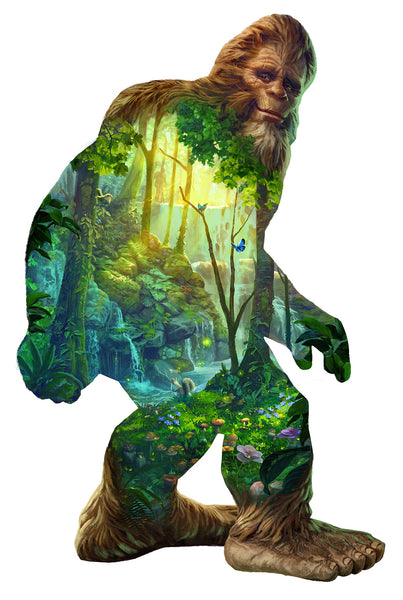 Big Foot 850 pc Shaped Jigsaw Puzzle